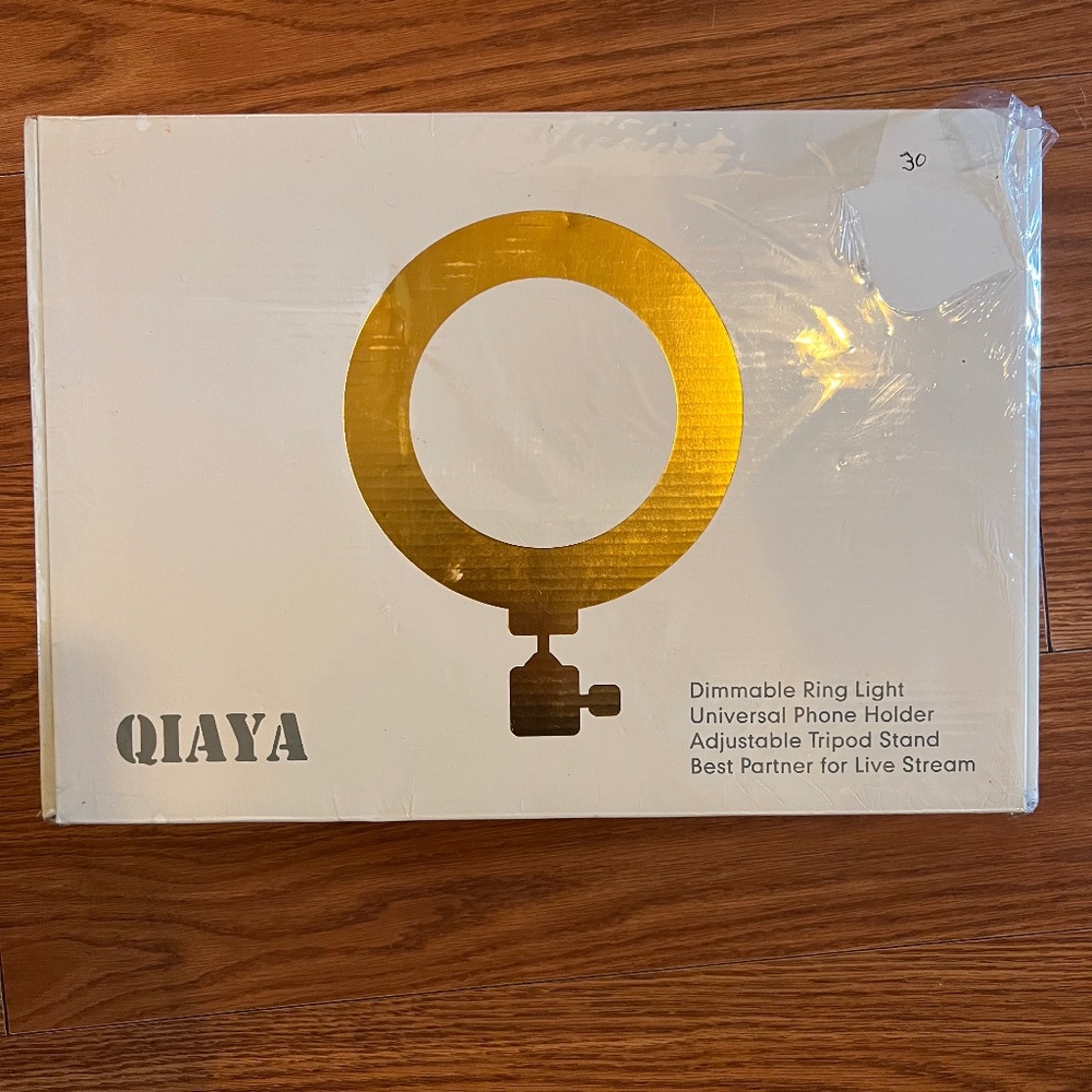 Qiaya dimmable ring light